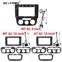 SKYFAME Car Frame Fascia Adapter Canbus Box Decoder For Volkswagen Jetta Bora Sagitar Vento Android Radio Dash Fitting Panel Kit