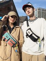 ▥✗☒ Messenger bag mens trendy brand all-match chest boys satchel casual shoulder womens sports waist models