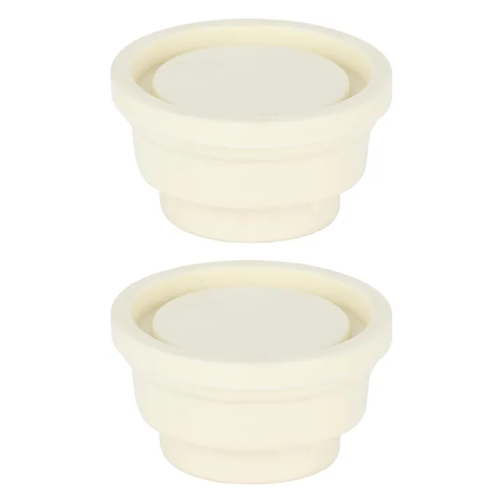 WDFINE 2 Pieces Inground Pool Ladder Rubber Bumpers Ladder End Caps