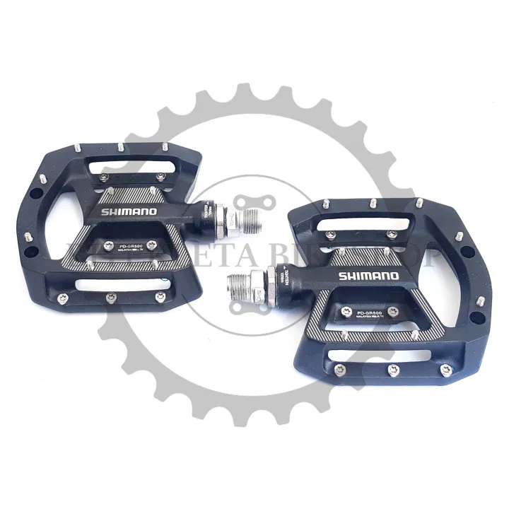 SHIMANO PD-GR500 PEDAL FLAT FOR MTB | Lazada PH