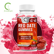 GPGP GreenPeople Red Date Gummies Iron Calcium Gummies Bổ sung Vitamin D3 thumbnail