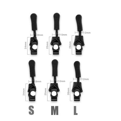 ∋ Mintiml 6pcs/set Universal Instant Zipper Repair Replacement Kit Durable Fix Zipper Sliding Teeth Rescue Screw Zipper Head RU