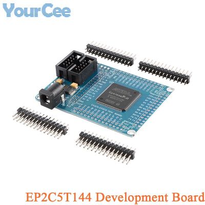 ALTERA FPGA Cycloneii บอร์ดพัฒนาการเรียนรู้บอร์ดระบบขั้นต่ำ EP2C5T144โมดูล5V EPCS4 4 M สวิตช์รีเซ็ตตัวบ่งชี้พลังงาน