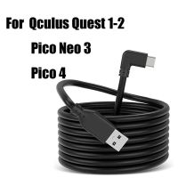 Link Cable for Oculus Quest 2 USB 3.2 Gen 1 Data Transfer Quick Charge for Pico 4 Neo 3  Accessories VR Type C 3M 5M Cord