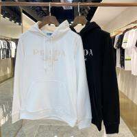 Prad1 Long Sleeve Hoodies Cotton Letter Print Sweater for Men