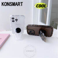 KONSMART เคสตั้งได้สำหรับนักบินอวกาศน่ารัก Realme C53 C55 C35 NFC 50A C33 C31 C30 C21 C21Y C25Y C15 Narzo 50i นายก Realme 10 4G 2023ปกป้องกล้อง RealmeC53ซิลิโคนปลอกอ่อนโปร่งใสฝาหลังโทรศัพท์