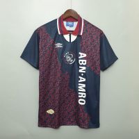 ขายเสื้อคุณภาพดีที่สุด 1995 Ajax Retro Away Football Jersey Classics Jersey 1995 Ajax Away Retro Jersey