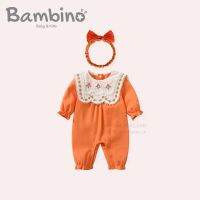 Bambino ชุดจั๊มสูทเด็กทารกผู้หญิง ชุดรอมเปอร์  ชุดบอดี้สูท   ชุดเด็กอ่อน ชุดเด็กแรกเกิด  Baby Bodysuits Jumpsuits