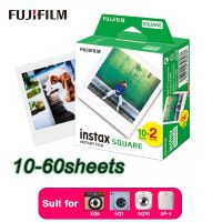 Original Fujifilm Instax Square Instant Film White Edge Photo Paper 10-60 Pcs for SQ10 SQ6 SQ1 SQ20 Instant Films Camera