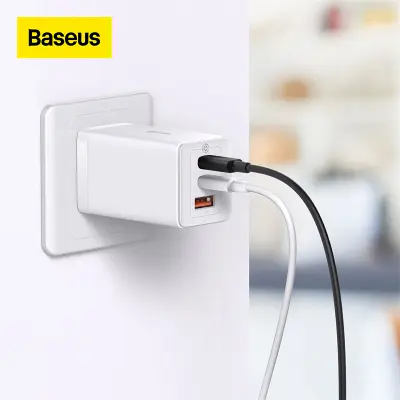 Baseus 65W GaN5 Pro Charger 3 in 1 USB Type C Fast Charger For iPhone Samsung Oppo Huawei Xiaomi Quick Charger Adapter