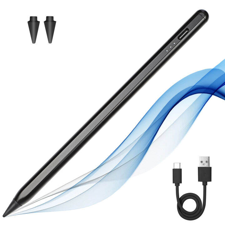 ชาร์จเร็วขึ้น-3-เท่า-aniyoo-ปากกาสไตลัส-a100-stylus-pen-สำหรับ-ipad-mini-air-pro-2018-และใหม่กว่า-ipad-pencil-สามารถชาร์จจนเต็มได้ภายในเวลา-20-นาที