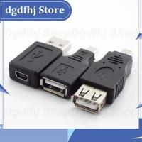 Dgdfhj Shop USB 2.0 A Female Male To Mini B 5-Pin Female/Male Connector Adapter For Mini Type-A B Jack Splitter OTG Converter