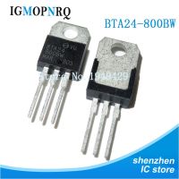 10PCS BTA24-800BW TO-200 BTA24-800 TO220 BTA24 800V 24A ของใหม่ราคาถูก