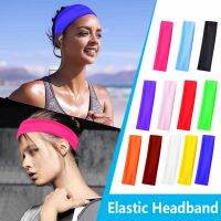 12 Colors Cotton Sweatband Sports Unisex Sweat Headband Runnning Basketball Yoga Hair Band Elastic Head Band Sport Safe Headband