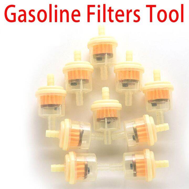 100 pcs/lot Professional Motorcycle Oil Filter Inline Gas Fuel Filter