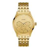 นาฬิกาผู้หญิง GUESS Multifunction Gold Stainless Steel Bracelet Ladies Watch W0995G2