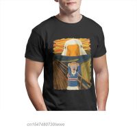 Untitled Goose Game Internet Meme Cotton Tshirt The Honk Scream Famous Painting Parody Meme Classic T Shirt Homme Men Clothes