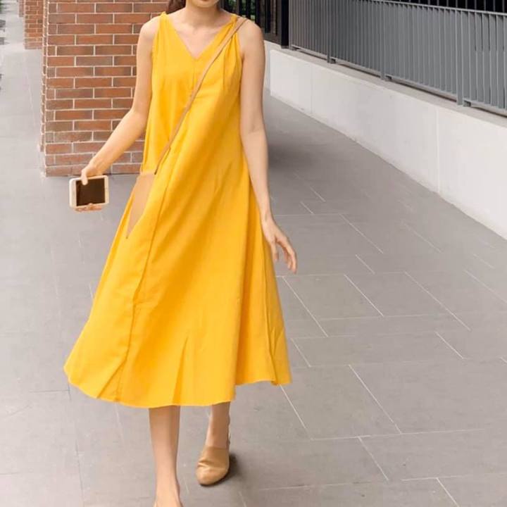 HERDAILY STUDIO sunny dress - yellow