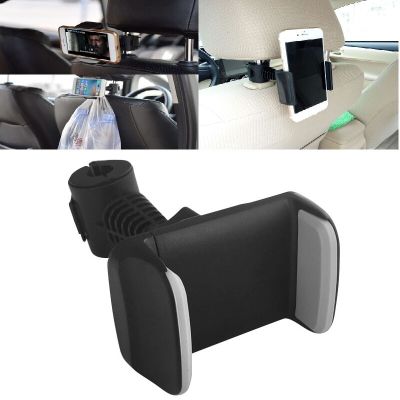 Car Back Seat Headrest Phone Holder 360Rotating Lazy Bracket Rear Pillow Phone Stand Support Phone Holder Car Interior Accessory Car Mounts