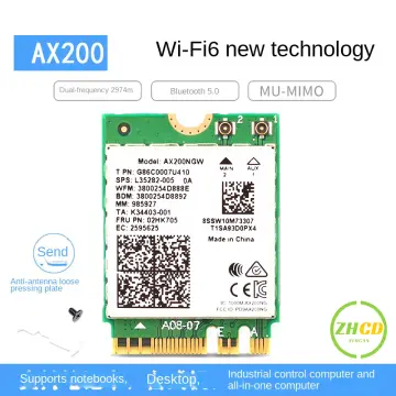 Wireless WiFi 6E Intel AX210 Bluetooth 5.3 M.2 2230 Key E A WiFi 6