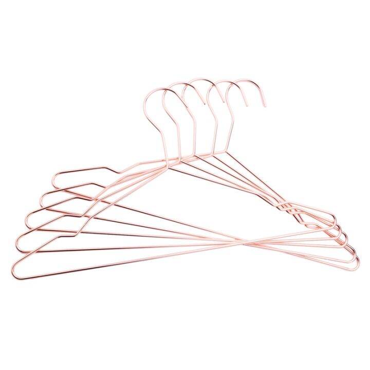 17-inch-adult-heavy-duty-strong-rose-gold-clothes-hangers-coat-hangers-suit-hangers-shirt-dress-hangers-heavy-duty-clothing-hangers-with-notches-pack-of-5