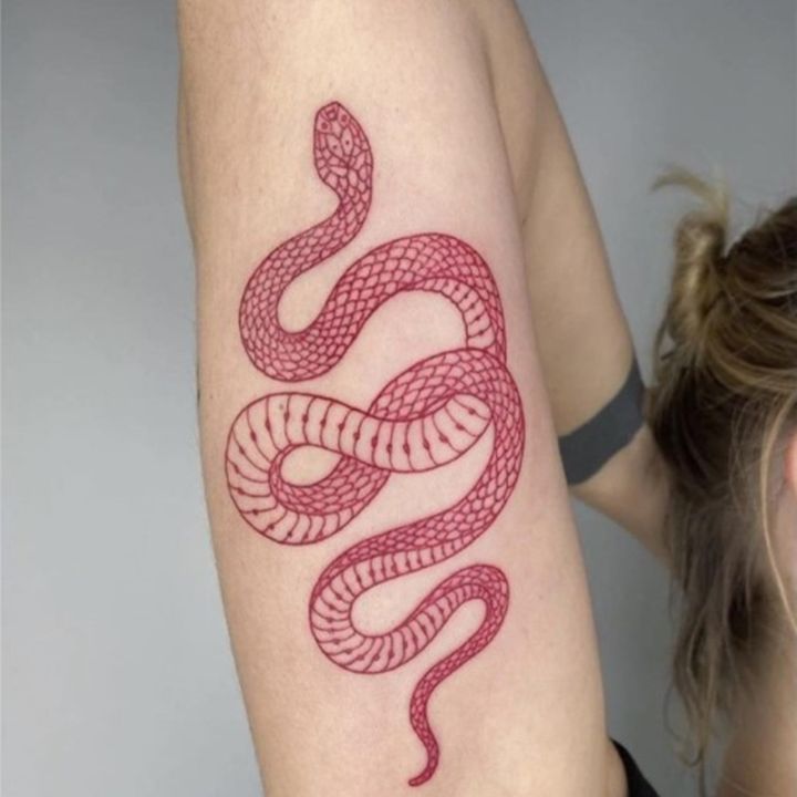 black-snake-temporary-tattoo-stickers-for-women-men-body-waist-waterproof-fake-tattoo-dark-wine-big-size-snake-tattoo-new
