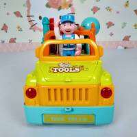 TheWoodyToys รถเครื่องมือช่างเสริมพัฒนาการมีเสียง