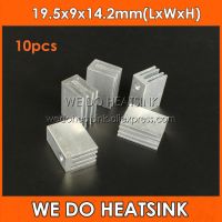 WE DO HEATSINK 10pcs 19.5x9x14.2mm Small Aluminum Heat Sink Graphic Card Heatsink For Computer Components Heatsinks