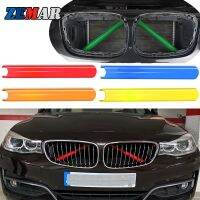 M Sport สไตล์ด้านหน้า Grille Trim หน้าปกแผ่นกรอบสติกเกอร์สำหรับ BMW F30 F10 F20 F11 F31 F07 F32 F33 F34 F36 G30 F48 G20 G01 G05