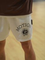 LUSHISI[Mercury] white sports basketball shorts but knee-length quarter pants American running loose trendy pants