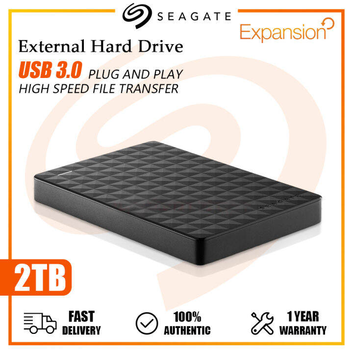 [Local delivery] Seagate Expansion External Hard Drive Storage 1TB 2TB