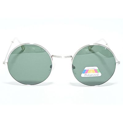 แว่น polarized ทรงกลม สไตล์วินเทจ แว่นยิงปลาแว่นตาตัดแสงสะท้อน