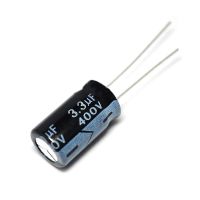 50PCS/LOT Electrolytic Capacitor 400V/3.3uF 400V 3.3UF 8*12 3.3UF 400V WATTY Electronics