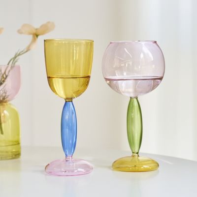 【CW】♙✐♘  1pc Wine Glass Bordeaux Burgundy Glasses Cocktail Goblet Barware Table Cup Wisky Tumbler