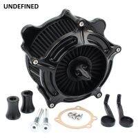 Black Air Filter Intake Spike Air Cleaner Kits For Harley Dyna FXR 93-17 Touring Road King Street Glide Road Glide Softail FXDL