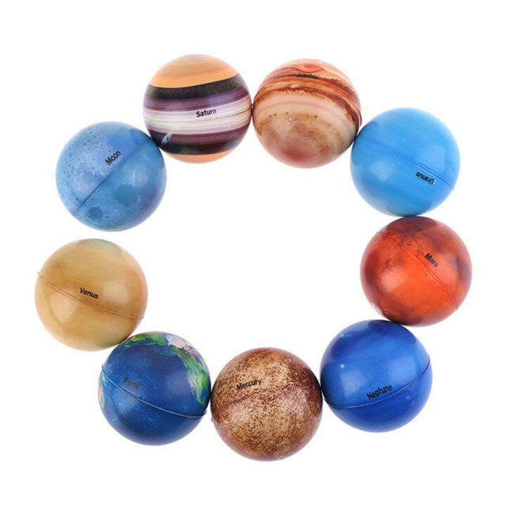 SATISF for Children Elastic Solar System Sponge Ball Bouncy Ball Ball ...