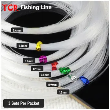 0.4-1.2mm Transparent Stretch Elastic Crystal Line Beading Rope String  Jewelry Cord Wire Thread DIY Handmade Bracelet Necklace