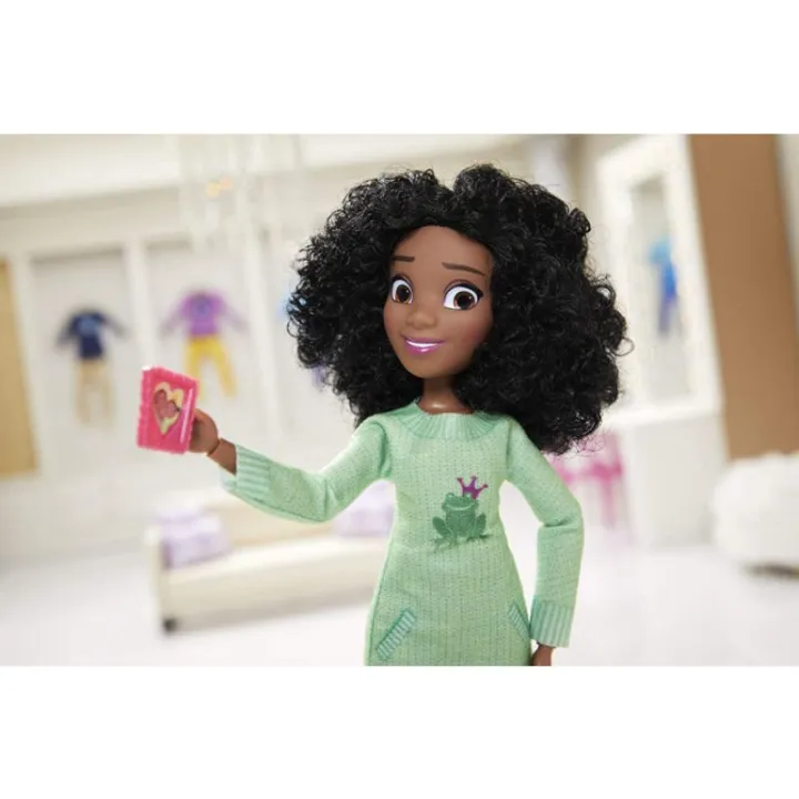 disney-princess-comfy-squad-tiana-ralph-breaks-the-internet-movie-doll-with-comfy-clothes-and-accessories-ตุ๊กตาเจ้าหญิง