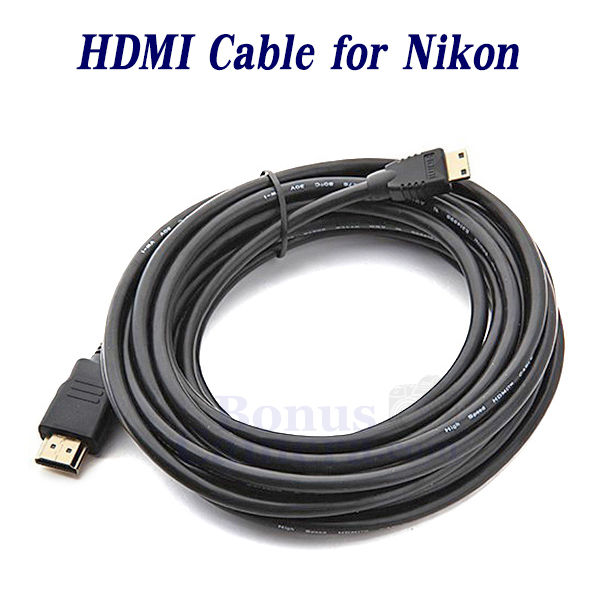 สาย-hdmi-ใช้ต่อกล้องนิคอน-d5200-d5300-d5500-d5600-d3100-d3200-d3300-d3400-d3500-เข้ากับ-4k-uhd-hd-tv-monitor-projector-cable-for-nikon