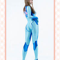 Spot parcel post Japanese Anime HD Printing COSPLAY Joint Combination Set Galaxy Warrior Series Sexy Jumpsuit