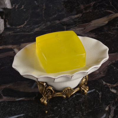 High-grade Ice Crack Porcelain Soap Soap Dish,European Style Creative Retro Ceramic Soap Box,bathroom Soap Dishes