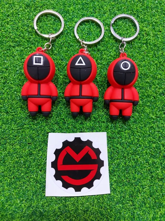 Keychain rubber SQUID GAME KEYCHAIN Lazada PH