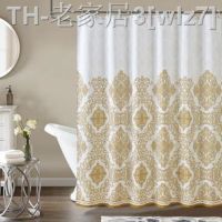 【CW】♤✎❇  Polyester Shower Curtain Color Gradient Cover Eco-Friendly Stocked Thicken Household Ikhethini Lokuhlamba