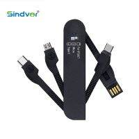 （A LOVABLE） Sindvor 3 In 1 Type C อะแดปเตอร์ชาร์จทำงานสำหรับ XiaomiUSB CPhone แท็บเล็ตชาร์จการส่งข้อมูล