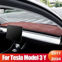 For Tesla Model Y Model 3 2017 2018 2019 2020 2021 2022 2023 2024 Car Dashboard Sun Shade Cover Non-Slip Pad Accessories