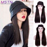 MSTN Synthetic Ladies Wig Hat Wig Navy Hat Wool Curl Straight Hair High Temperature Resistance Increase Hair Volume Cosplay