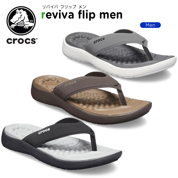 DÉP XỎ NGÓN CHỐNG HÔI CHÂN -CROCS- REVIVA CHO NAM 