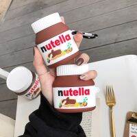 [SOSO 3C accessories] Nutella เฮเซลนัทซอสกระป๋องกรณีสำหรับ AirPods 1 2 Pro 3ชาร์จกล่องซิลิโคนอ่อนนุ่มกันกระแทกหูฟังฝาครอบป้องกัน C Oque