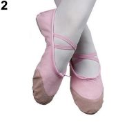 Women Kids Comfortable Canvas Soft Split Sole Ballet Dance Tendon Shoes