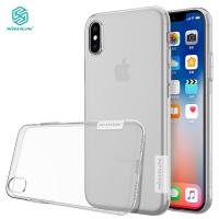 Nillkin หรูหรา นุ่ม ซิลิโคน เคส สำหรับ iPhone Xs and iPhone X เคสโทรศัพท์ TPU ซิลิโคนแบบใสกันกระแทกฝาหลัง